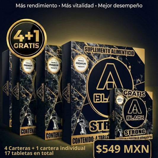BLACK STRONG (2x1) – Suplemento para el Rendimiento y Vitalidad Masculina