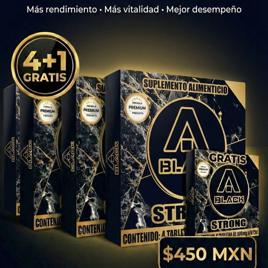 BLACK STRONG (2x1) – Suplemento para el Rendimiento y Vitalidad Masculina
