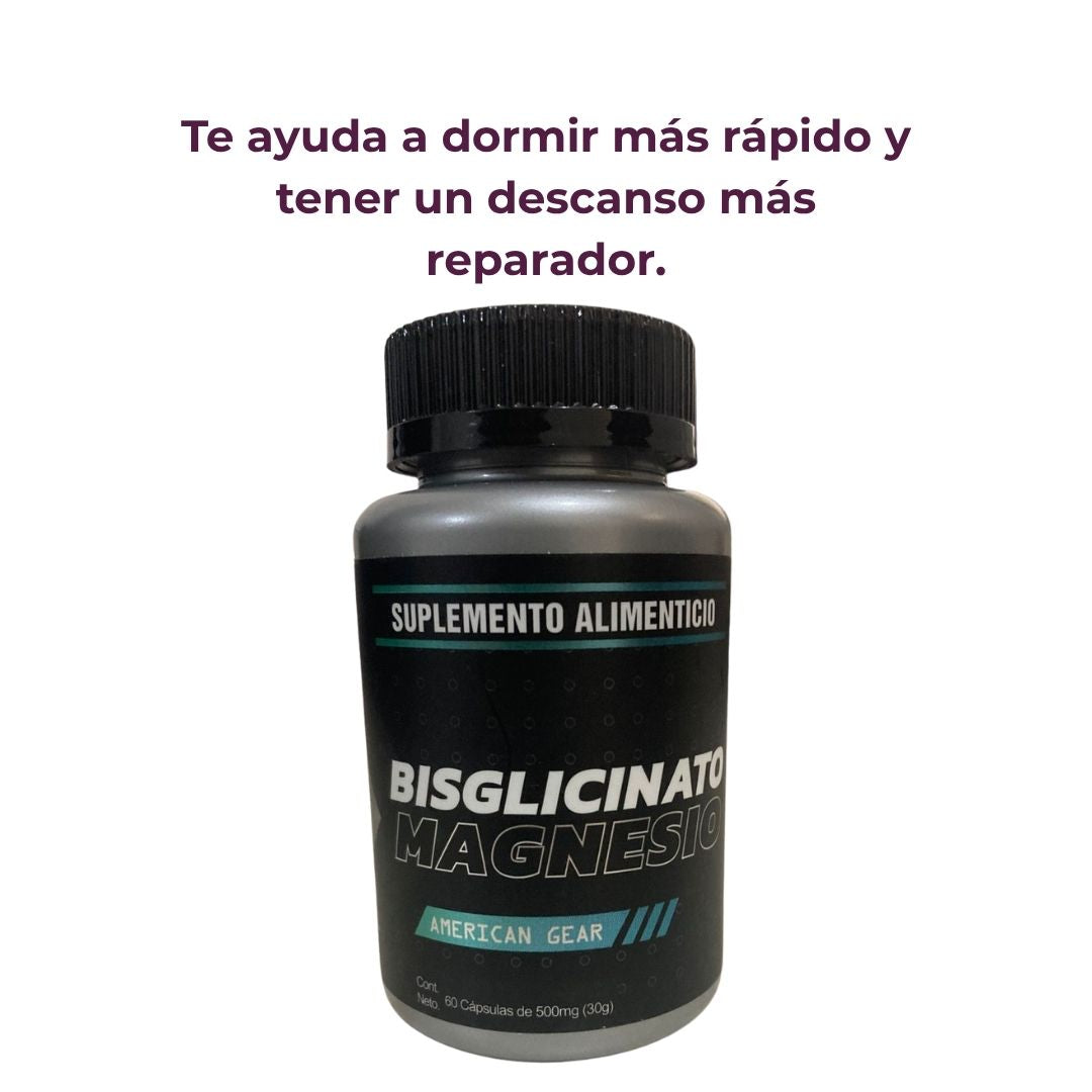 Bisglicinato de Magnesio - Mejor sueño, descanso más reparador.