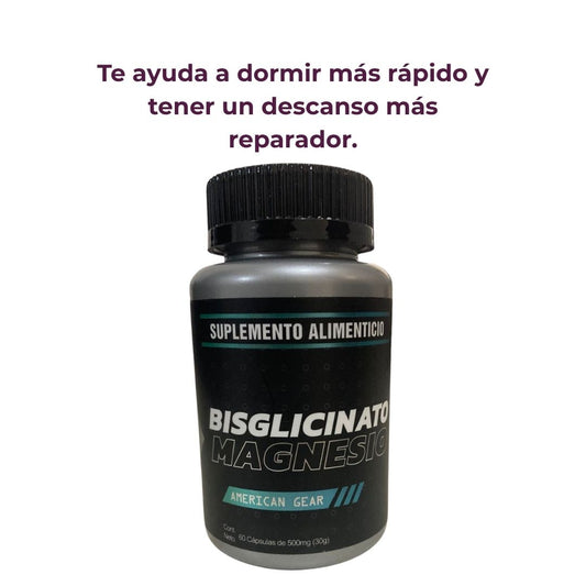 Bisglicinato de Magnesio - Mejor sueño, descanso más reparador.