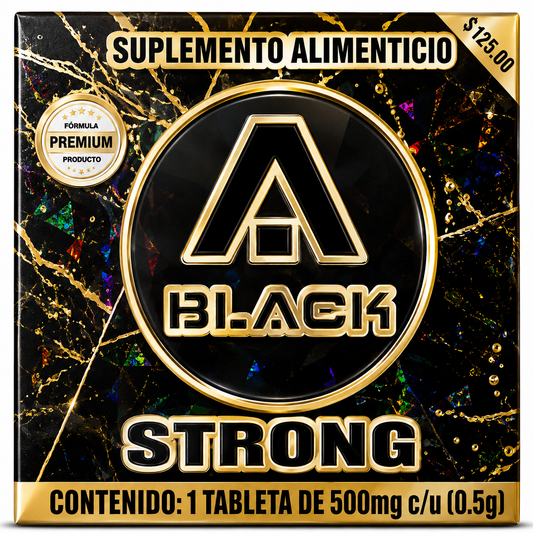 Black Strong pastilla azul para hombres