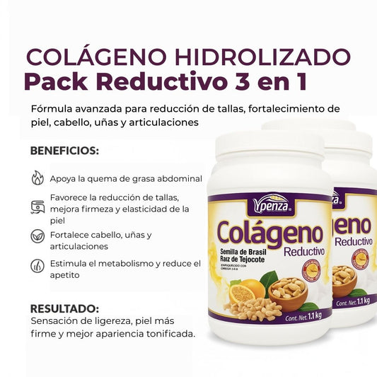 Pack Reductivo 3 en 1: Acompaña Tu Objetivo de Reducir Peso